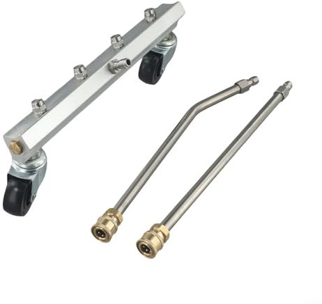 ComfyHarbor Hochdruckreiniger Unterfahrwerk Reiniger, 4000 PSI 9-teiliges Set mit 4 Düsen & 2 Rollen, für Auto, LKW, SUV, Nutzfahrzeuge