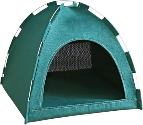 YYingYYue Faltbare Hundebox Leinen Stoff Pet Tent Hundebox Abnehmbar Und Waschbar Zirkulation Belüftung Geeignet Für Kleine Und Mittlere Hunde,C,68 * 68 * 60cm