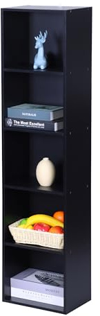 Relaxdays Bücherregal, mehrere Fächer, Buchregal Würfel, offenes Standregal für Wohnzimmer, Größenwahl, Farbwahl