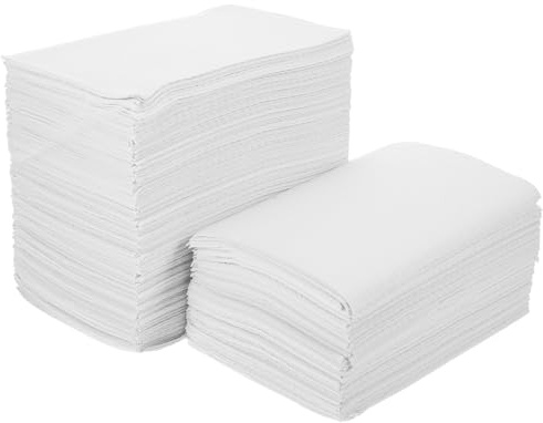 Alipis Nail Art Manicure Table Mats 125 Disposable Pads for Salon Nail Tech Desk Protection