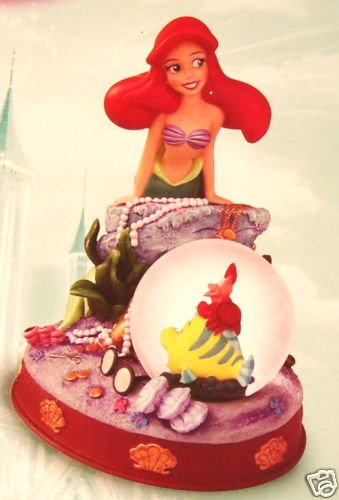 Disney Store Exclusive Little Mermaid Arielle Schneekugel 17,8 cm