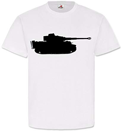Copytec #22416 Tiger Char pour voiture type 2 Silhuette Division Division Division Division Division Division 8,8 cm, Blanc., L