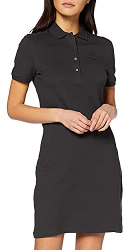 Lacoste Damen Ef5473 Robe, Schwarz, 44