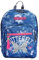Rucksack EXTRA FIT SEVEN Flying Dreams Backpack für Schule, Uni & Freizeit, Geräumige Schultasche für Teenager, Mädchen und Jungen, blau, italienisches Design
