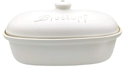 LISINA Keramik & Design - Keramik Brottopf L 34 x 22 x 17 cm (weiß)