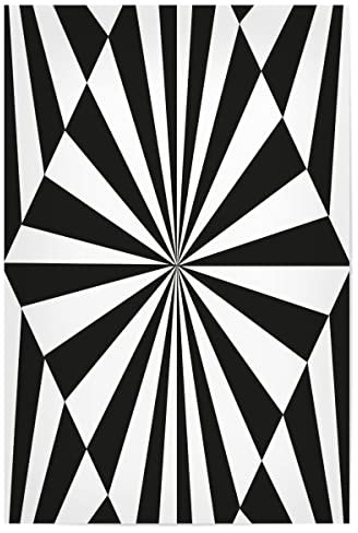 artboxONE Poster 60x40 cm Abstrakt OP Art Rhombus in Focus - Bild Optical Illusion Design Geometrie