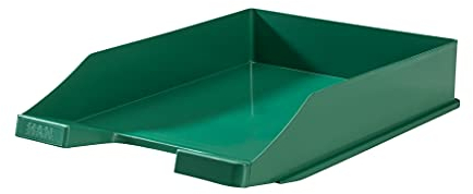 HAN Briefablage KLASSIK KARMA, 10 STÜCK, umweltfreundliche Briefablage aus 80-100prozent Recyclingmaterial, für Unterlagen bis Format A4/C4, 10278-05, öko grün