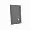 Piatto Doccia 70x90cm Altezza 4cm Effetto Pietra Antracite Acrilico Bordato Piletta di Scarico Inclusa Mod. Petra