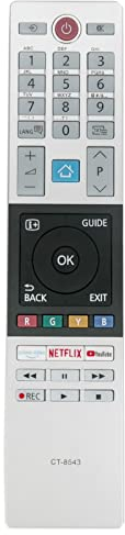 CT-8543 Sub 30101775 RC42151P Reemplazar el Control Remoto Adecuado Toshiba 4K Ultra HD Smart TV 55UL3063DG 40UL3063DG 43UL3063DG 49UL3063DG 50UL3063DG 58UL3063DG 65UL3063DG