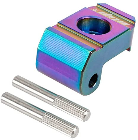 Natcoo Gancio Pieghevole per Monopattino, Acciaio Inossidabile 304, Fibbia di Blocco, Robusto e Durevole, Adatto per Xiaomi M365 / PRO / 1S / Essential / Pro2 / MI3, Accessori Scooter (Arcobaleno)