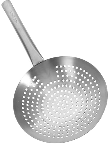 Happyyami Cuillère Passoire Écumoire Cuillère À Acier Inoxydable Cuillère À Écumoire Tamis Cuillère De Cuisson Passoire Louche pour La Cuisine Soupes Pâtes Spaghetti