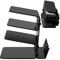 Dirfuny Keyboard Mouse Storage Rack, Acrylic 3 Tier Stand Frame Shelf - -Purpose Keyboard Storage Supplies for Study Room, Exhibition Halls, Collection Cabinets, Keyboard Stores