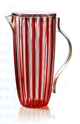Guzzini - DOLCEVITA Carafe avec Couvercle - Rouge, 19,5 x 13 x h 27 cm | 1750 cc - 12380065
