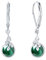 MEDWISE Malachit Blatt Tropfen Ohrringe Mädchen 925 Sterling Silber Blatt Ohrringe Hängend Ohrhänger Malachit Schmuck für Frauen Mutter Mama Kinder Tochter Geburtstag Geschenk Geschenkbox