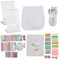 Accessories Kit for Fujifilm Instax Mini 12 11 Instant Camera, Include Protective PU Leather Case & Instax Mini Album & Frames & DIY Sticker & Filter (White)