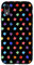 Hülle für iPhone XR Polka Dot Daubs Handyhülle, Künstlerpalette, Schwarz, Geschenkartikel