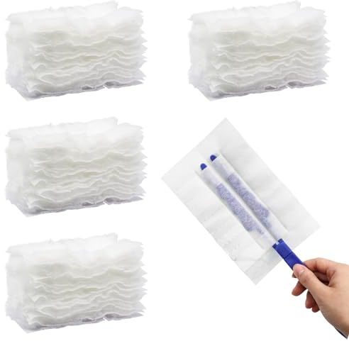 40 pezzi Ricariche per Spolverino, Spolverini usa e Getta, Kit per Spolverare Elettrostatico + 1 manico, Spolverino che Pulisce i Capelli, Ricariche per Spolverino Manuale in Microfibra per Casa