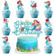 Lahe Birthday Cake Decorations - Mermaid Princess Toppers & Party Decorations (Pack of 25)