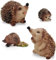 UMARXON Wild Figurines Garden Statues, 4PCS Realistic Plastic Decor Waterproof Decorations Figurine Ornaments Set Outdoor for Plants Home Animal Garden Accessories, Birthday Gift, Cake Topper