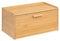 HollyHOME Brotkästen für Die Küche, Natürlicher Rechteckiger Brotkasten aus Bambus, Brotaufbewahrungsbehälter, Brotaufbewahrungsbox mit Deckel, Brotkasten, Rechteckig natürlich