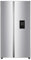 PKM SBS400EIXWDAZ Kühl-Gefrierkombination | Side by Side | Inox Design | 288 Liter Kühlen | 151 Liter Gefrieren | Energieeffizienzklasse E | LED - Beleuchtung | Schnellgefrieren Modus | Freistehend |