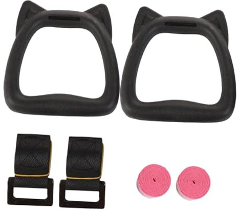 HANABASS Indoor Gymnastikringe Für Junge Mädchen Und Erwachsene Professionelle Pull-up Ringe Fitnessgeräte Aus Robustem Material Praktisch Für Zuhause Und Park
