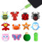 12 Stück Kabelschutz Tiere, USB Ladekabel Schutz, Kabelbruch Schutz, Tiere Kabel Silikon Protector, Ladekabel Saver, Kabelschutz Niedlichen Tierbeißen, für USB Ladekabelbruchschutz, iPad-Ladegeräte