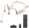 fesoklaf Juego de auriculares inalámbricos de transmisión en vivo, control remoto con tarjeta de sonido, receptor/transmisor de 2.4 G, auriculares Bluetooth con micrófono integrado con cancelación de