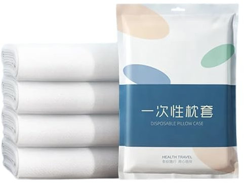 Einweg-Bettwäsche-Set, bequem, allergikerfreundlich, Vliesstoff für vorübergehende Aufenthalte