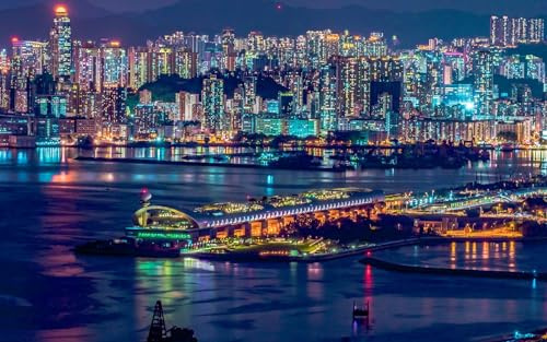 Puzzles for adults 500 Hong Kong Urban Aesthetics 52x38CM