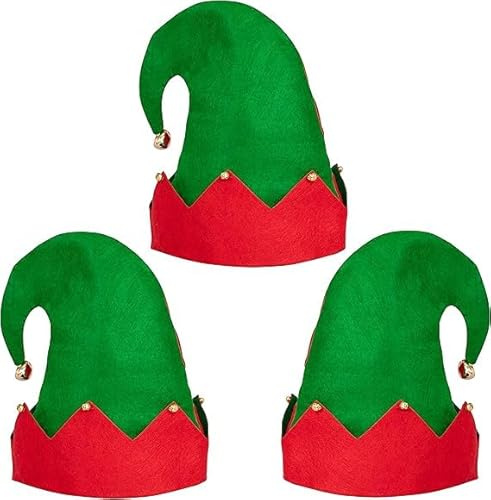 WEINIBAO Weihnachtsmütze, Nikolausmütze Erwachsene, Weihnachtsmann Mütze, Weihnachtsmützen Erwachsene, Weihnachtsmannmütze für Frauen Männer, Rote Santa Mütze für Weihnachtsfeier, Neujahr