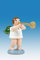 Rudolphs Schatzkiste Holzfigur Engel mit Fanfare und Krone Höhe 6cm NEU Holzengel Instrument Seiffen Erzgebirge Figur Dekoration Holzfiguren Weihnachten Fensterschmuck Spielzeug Deko Weihnachtsfigur