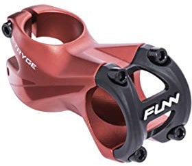 FUNN Stryge Fahrrad-Vorbau mit 7 Grad - Länge 60mm Vorbau mit 31,8mm Lenkerklemmung, Fahrrad-Vorbau für Mountainbike, BMX-Bike, Rennrad und Gravel-Bike (Rot)