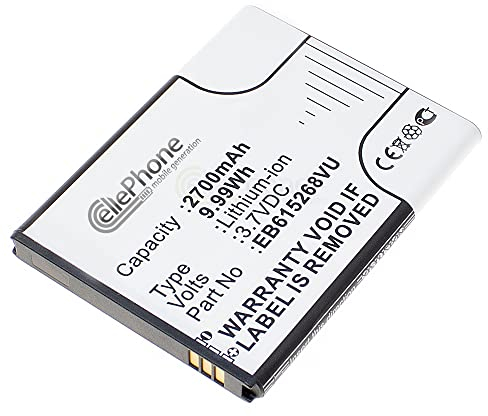 cellePhone Akku Li-Ion kompatibel mit Samsung Galaxy Note (GT-N7000 / GT-I9220) (Ersatz für EB615268VUCSTD)