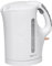 Clatronic WK 3462 Hervidor de agua eléctrico compacto con apagado automático, inalámbrico, filtro de cal extraible, 900 W, 1000 milliliters, Plástico, Blanco