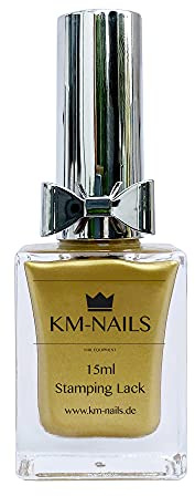 KM-Nails Spezial Stamping Lack gold 15ml