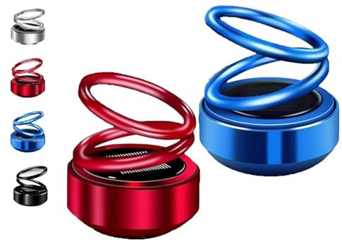 Mini radiateur cinétique portable, solaire rotatif automatique à double anneau, pour véhicules, salons et salles de bains