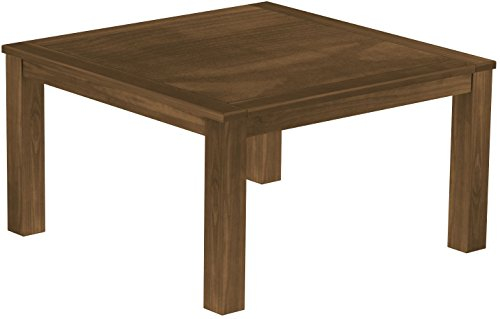 Esstisch Rio Classico 140x140 cm Nussbaum mit Sperrholzeinlage Küchentisch großer Tisch Holztisch Pinie Massivholz Brasilmöbel