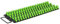 Sealey Ak27051Hv Socket Rail Tray Hi-Vis Green 1/4in, 3/8in & 1/2in Sq Drive