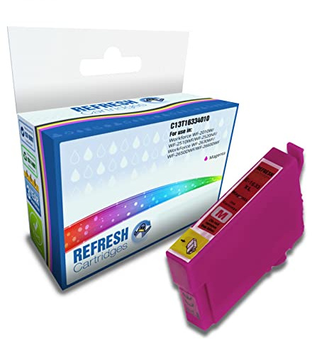 Refresh Cartridges Remanufactured Ink Cartridge Replacement for Epson 16XL / T1633 / C13T16334010 (Magenta)