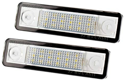 FOLGEMIR TOP LED Kennzeichenbeleuchtung, Nummernschilder 6000K Weiss, CE, fehlerfrei für Corsa B/Astra F/Astra G/Vectra B/Omega/Zafira/Signum