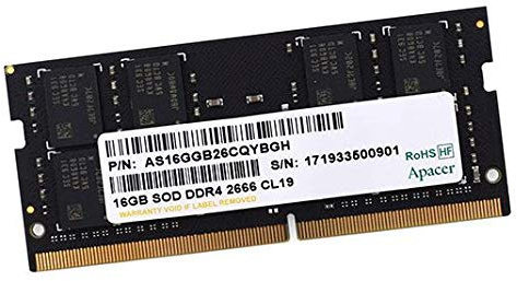 Apacer Memoria RAM 16GB DDR4 2666MHz CL19 SODIMM