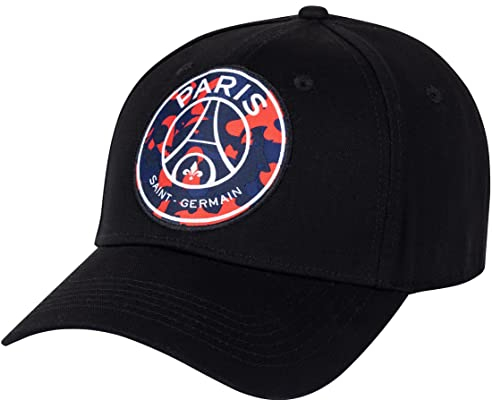PARIS SAINT-GERMAIN Casquette PSG - Collection Officielle,Taille unique,Noir