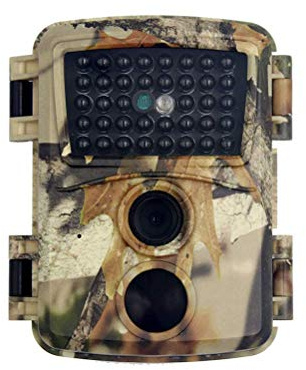 Wildlife Camera, 12MP 1080P Mini Trail Game Camera with Night Vision, IP66 Waterproof Hunting Game Camera with 0.8s Trigger Speed, for Wildlife Monitoring, Garden, Home Security Surveillance