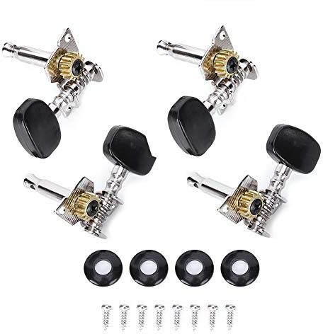 Accordatori per meccaniche per ukulele, piroli per accordatura in metallo per 4 corde Ukulele per chitarra a 4 corde Accessori per strumenti accessori da gioco Accordatori Ukulele