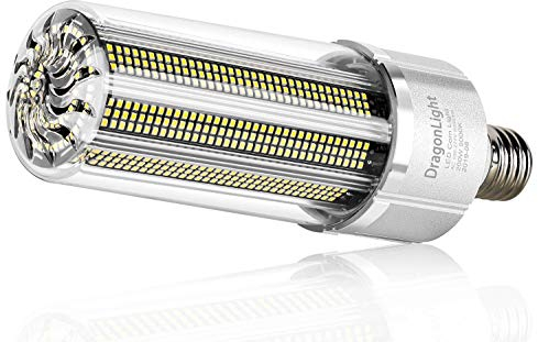 DragonLight 200W Superhelle Mais Licht LED Glühbirne(Ersetzt 1200Watt) - E40 Edison LED Lampe 5000K Kaltweiß 27000 Lumens für Großes Gebiet Beleuchtung - Garage Lagerhaus Werkstatt Hof