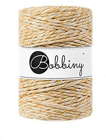 Bobbiny Macrame Cords 5 mm – 100 m Wahl (Sonnenblume)