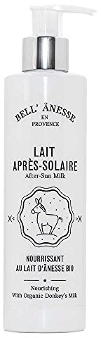 Label Provence French After Sun Lotion mit pflegender Bio-Eselmilch und Aloe Vera – 250 ml Flasche