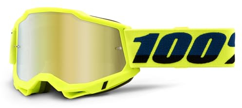 100% Accuri 2 Radbrille, Gelb, goldene Spiegelgläser