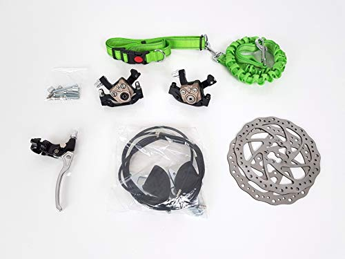 qeridoo - Scheibenbremsen für Kinderanhänger Bremse Nachrüstset SBNS - inkl. RennMaxe Silikonband